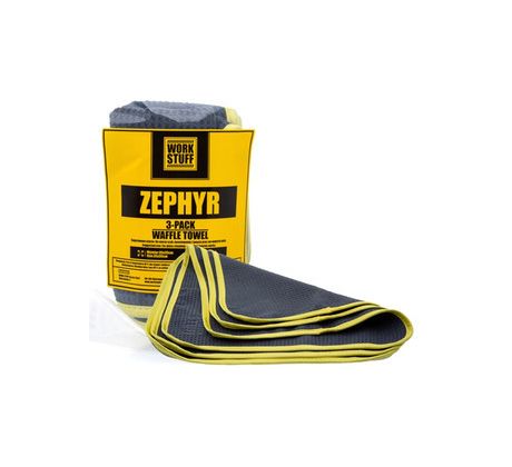 WORK STUFF Zephyr Waffle Towel 3-Pack utierky na okna