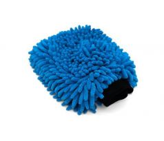 The Collection - Chenille Wash Mitt Modrá