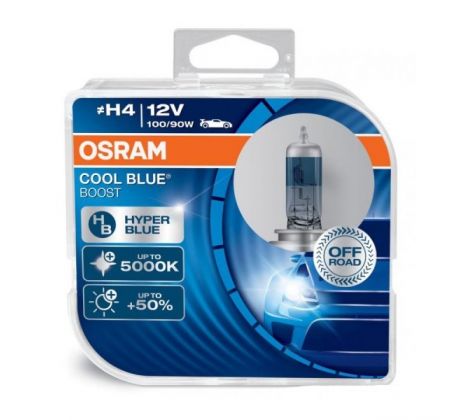 OSRAM H4 Cool blue BOOST 12V 100/90W