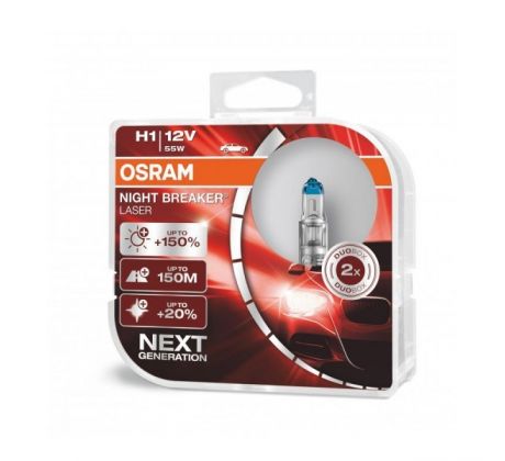 OSRAM H1 Night Breaker LASER BOX 150%